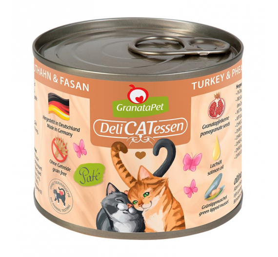 GranataPet Delicatessen Pate Turkey & Pheasant 200gr