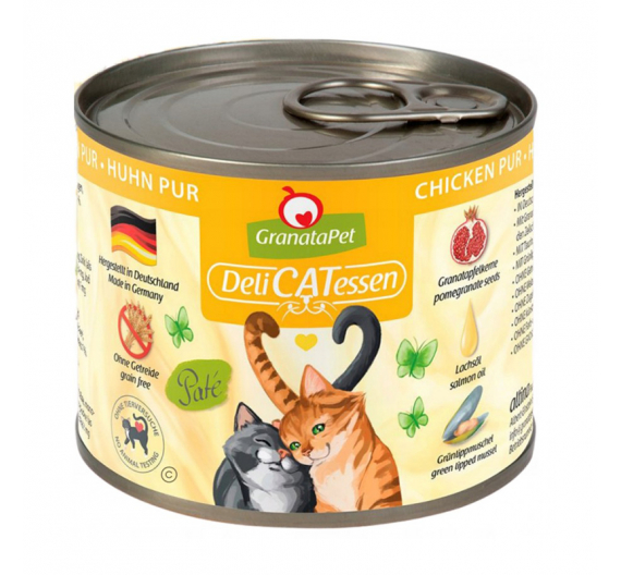 GranataPet Delicatessen Pate Chicken Pur 200gr