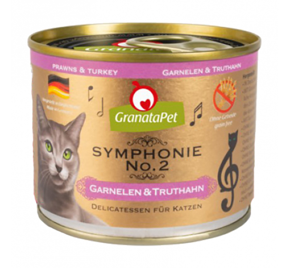 GranataPet Symphonie No. 2 Prawns & Turkey 200gr