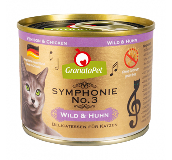 GranataPet Symphonie No. 3 Venison and chicken 200gr