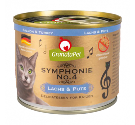 GranataPet Symphonie No. 4 Salmon & Turkey Fillets 200gr