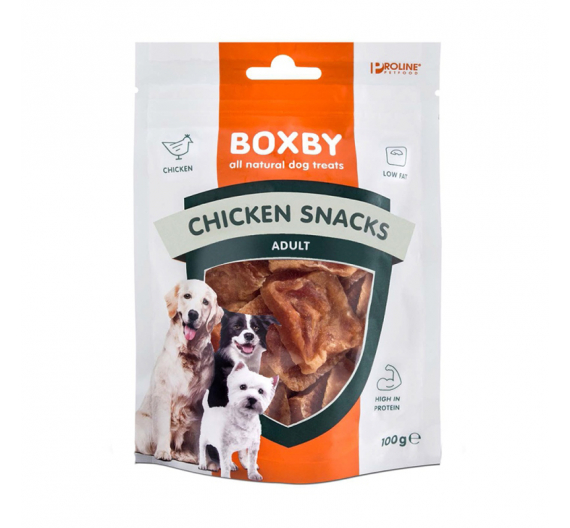 Boxby Chicken Snacks 100gr Στήθος Κοτόπουλου