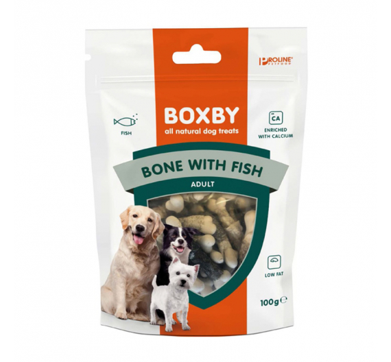 Boxby Calcium Bone Κόκκαλο Ασβεστίου με Ψάρι 100gr