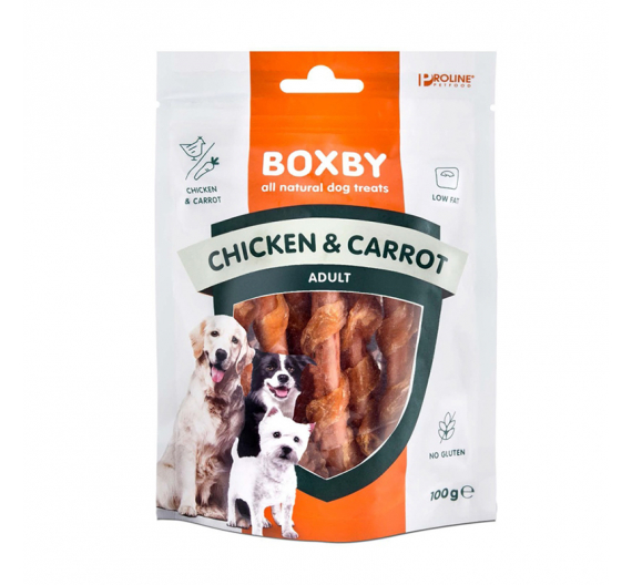 Boxby Chicken & Carrot 100gr Κοτόπουλο & Καρότο