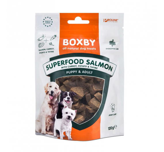 Boxby Superfood Salmon 120gr Σολομός & Καρότο