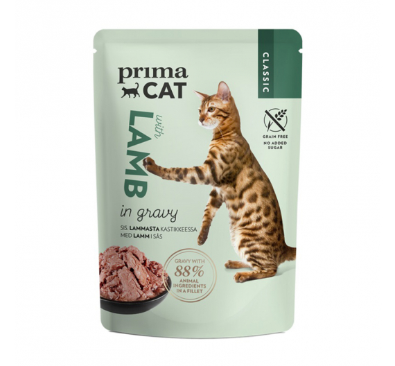 Prima Cat Classic Βοδινό σε Σάλτσα 85gr