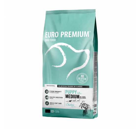 Europremium Medium Puppy Chicken & Rice 3kg