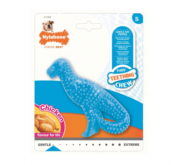 Nylabone Puppy Dental Dino Chicken