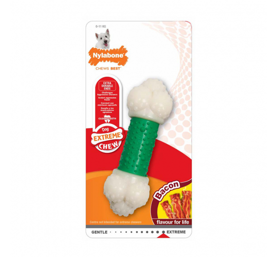 Nylabone Extreme Double Action Bacon