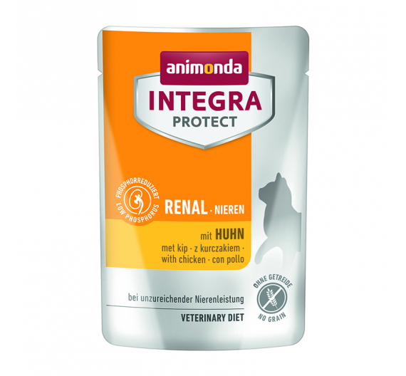 Animonda Integra Cat Protect Renal Pouch Koτοπουλο 85gr