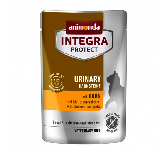 Animonda Integra Cat Protect Harnsteine (Struvite-Urinary) Pouch Κοτόπουλο 85gr