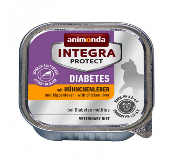 Animonda Integra Cat Protect Diabetes Συκώτι Κοτόπουλο 100gr