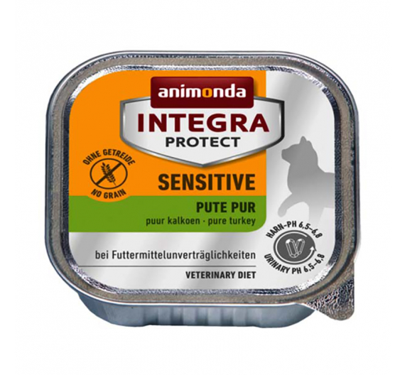 Animonda Integra Cat Protect Sensitive Γαλοπούλα 100gr