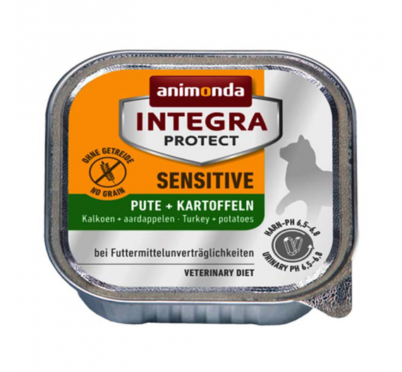 Animonda Integra Cat Protect Sensitive Γαλοπούλα & Πατάτα 100gr