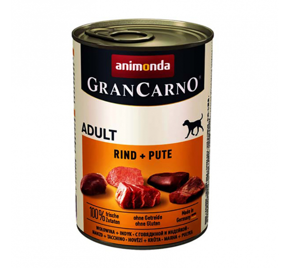 Animonda Carno Adult Γαλοπούλα & Βοδινό 400gr
