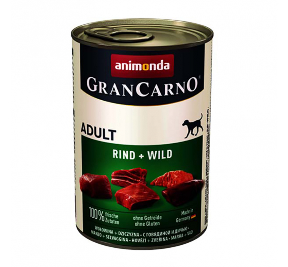 Animonda Carno Adult Κυνήγι & Βοδινό 400gr