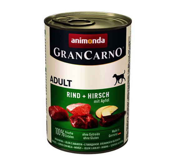 Animonda Carno Adult Βοδινό, Ελάφι & Μήλο 400gr