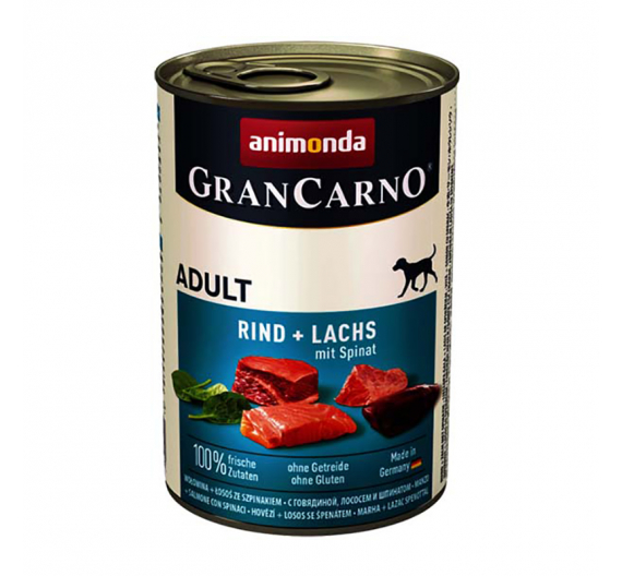 Animonda Carno Adult Βοδινό, Σολομός & Σπανάκι 400gr