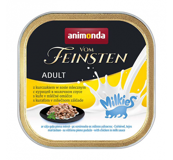 Animonda V.F. Milkies Κομμάτια Κοτόπουλο σε Σάλτσα Κρέμας Γάλακτος 100gr