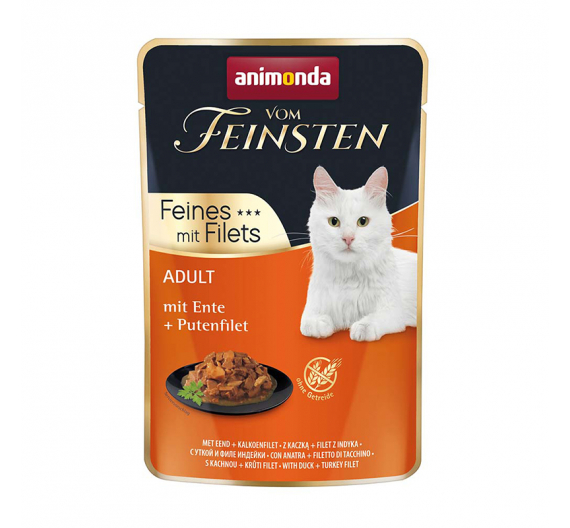 Animonda V.F. Pouch Πάπια & Γαλοπούλα Φιλέτο 85gr Animonda V.F. Pouch Πάπια & Γαλοπούλα Φιλέτο 85gr