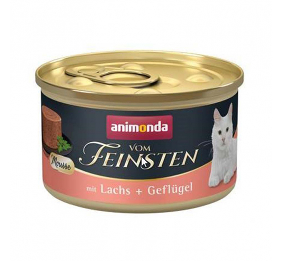 Animonda V.F. Mousse Σολομός & Πουλερικά 85gr Animonda V.F. Mousse Σολομός & Πουλερικά 85gr