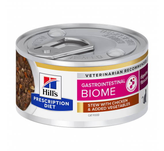 Hill's PD Feline Gastrointestinal Biome Stew Ckicken & Vegetables 82gr