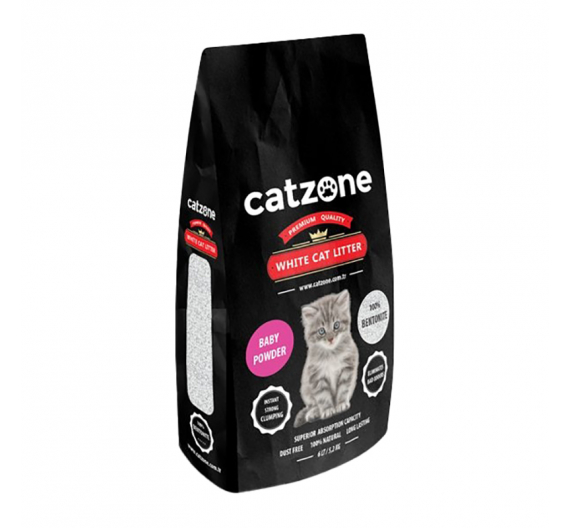Catzone Clumping Άμμος Υγιεινής με Άρωμα Baby Powder