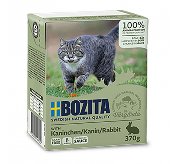 Bozita Tetrapack Κουνέλι σε Σάλτσα 16x370gr