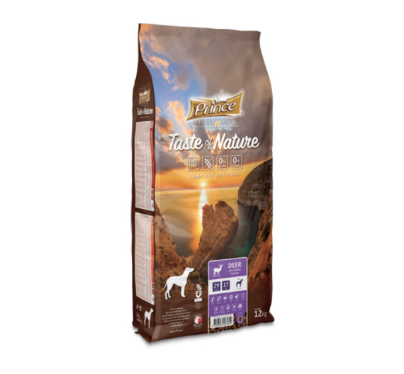 Prince Taste Of Nature Dog Medium/Maxi Deer 12kg