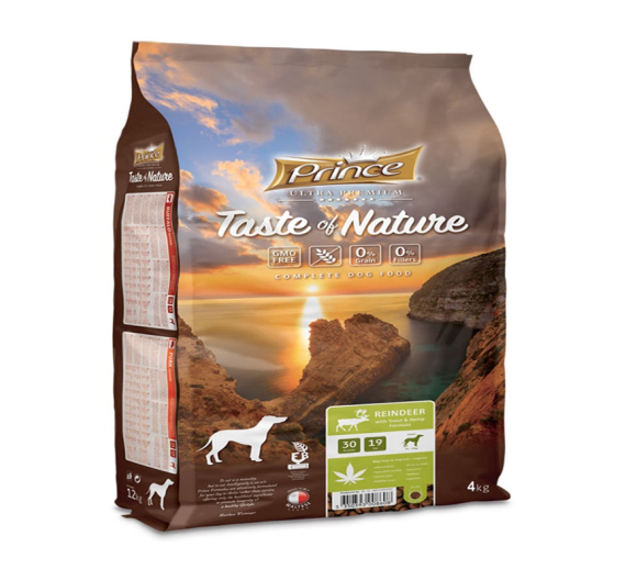 Prince Taste Of Nature Dog Reindeer 4kg