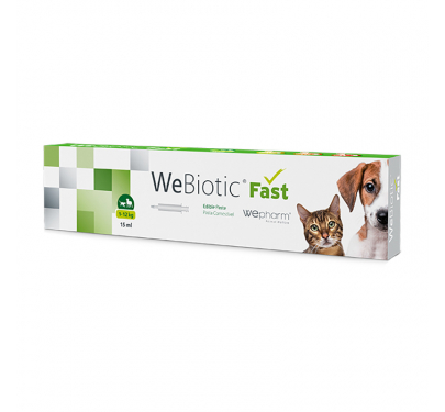 WeBiotic Fast Small Breeds Dogs & Cats 15ml Αντιδιαρροϊκό