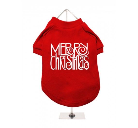 Χριστουγεννιάτικο T-shirt Σκύλου "Merry Christmas" Χριστουγεννιάτικο T-shirt Σκύλου "Merry Christmas"