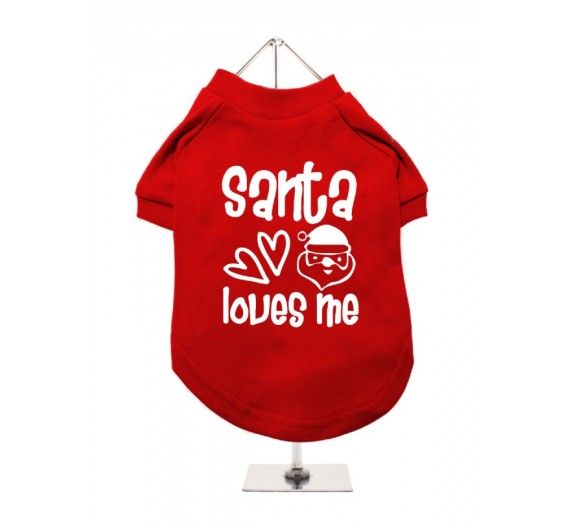 Χριστουγεννιάτικο Ρούχο Σκύλου "Santa Loves Me" Χριστουγεννιάτικο Ρούχο Σκύλου "Santa Loves Me"