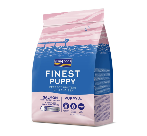 Fish4Dogs Salmon Puppy Large Bite 1.5kg