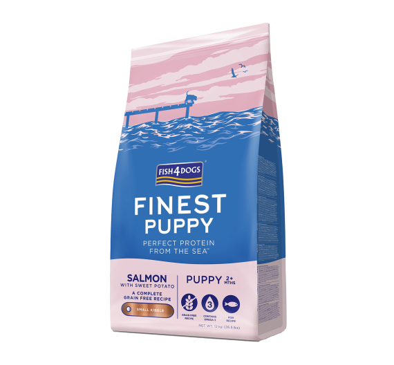 Fish4Dogs Salmon Puppy Small Bite 12kg