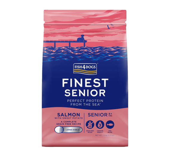 Fish4dogs Finest Salmon Senior Large 1.5kg