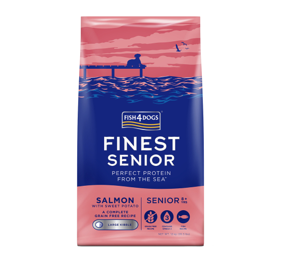Fish4dogs Finest Salmon Senior Large 12kg