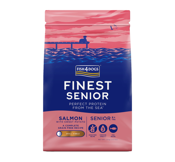 Fish4dogs Finest Salmon Senior Small 12kg