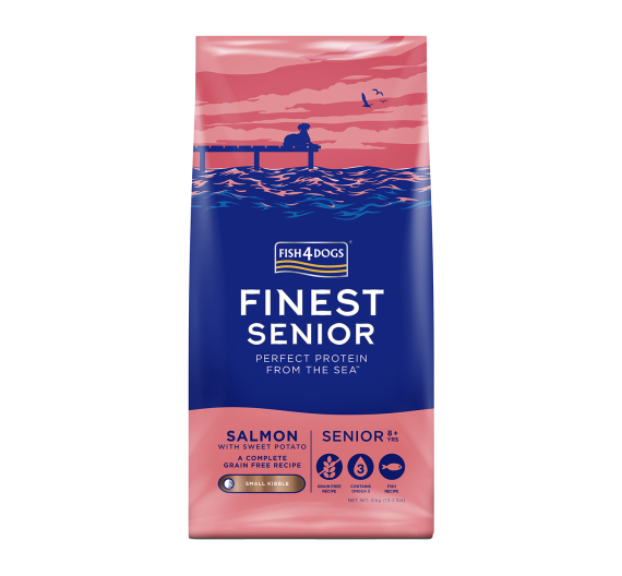 Fish4dogs Finest Salmon Senior Small 6kg