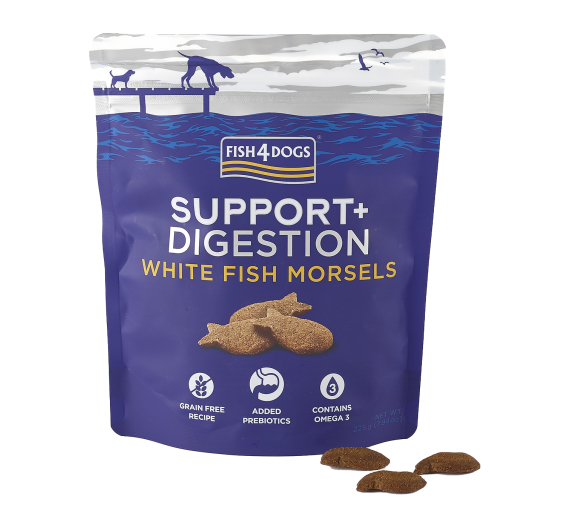 Fish4Dogs Adult White Fish Morcels Digestion Care 225gr