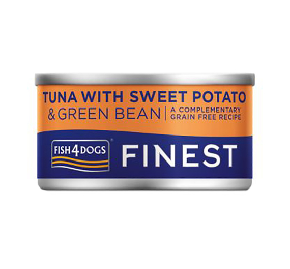 Fish4Dogs Tuna with Sweet Potato & Green Bean 85gr