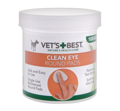 Vet's Best Eye Clean Wipes 100τμχ Μαντηλάκια για τα Μάτια