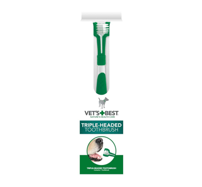 Vet's Best Triple Headed Toothbrush Οδοντόβουρτσα
