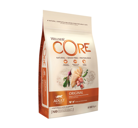 Wellness CORE Adult Original Γαλοπούλα & Κοτόπουλο 4kg