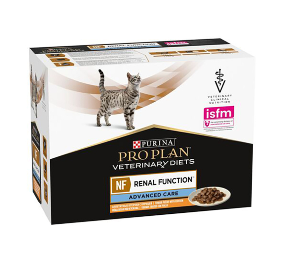 Purina Pro Plan Veterinary Diets Cat NF Advance Care Κομματάκια σε Σάλτσα 10x85gr