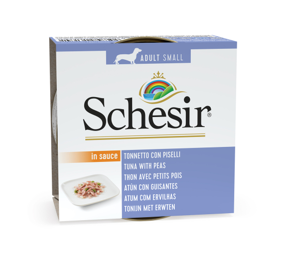 Schesir Small Dog Τόνος με Αρακά 85gr