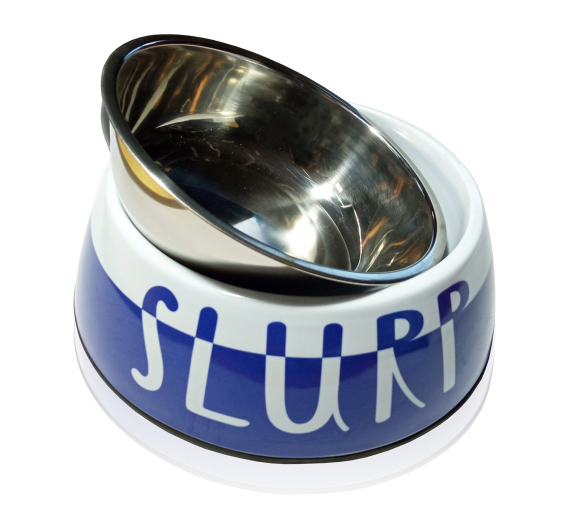 Pet Interest Dual Bowl Διπλό Μπολ Slurp