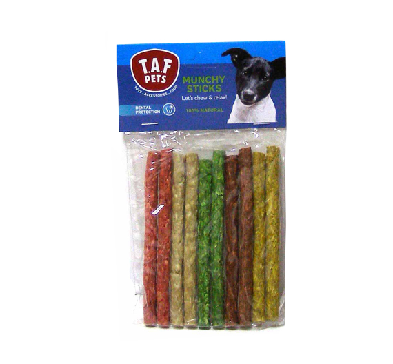 Taf Pets Munchy Colored Sticks 10τμχ