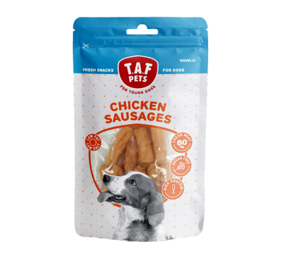 Taf Pets Fresh Treats Chicken Sausages Λουκάνικα με Κοτόπουλο 75gr