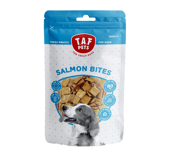 Taf Pets Fresh Treats Salmon Bites Λιχουδιές με Σολομό 75gr